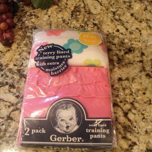 Gerber 2-Pack Girls Fox Training Pant